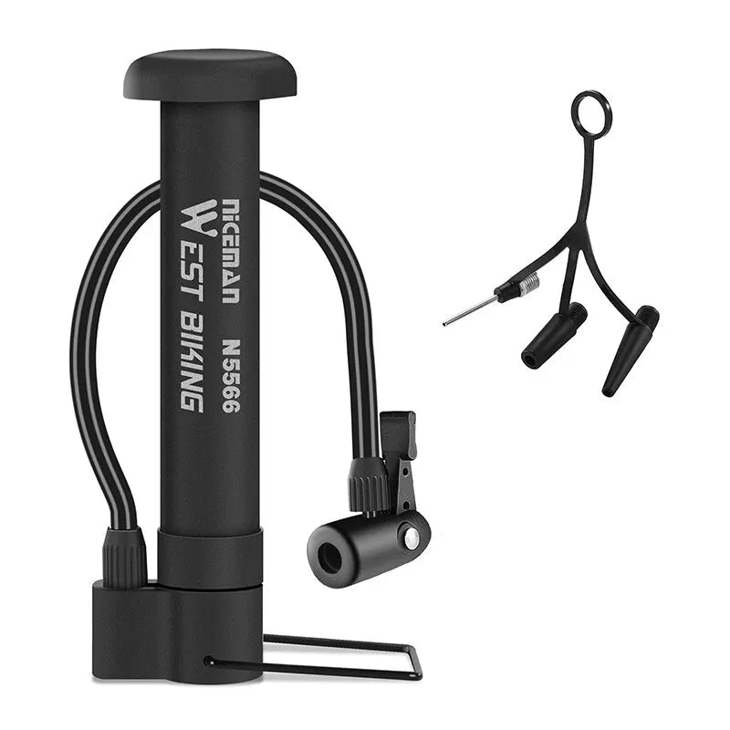 WEST BIKING MTB Bicycle Pump 80 PSI Bike Manual Air Pump Balloon Tire – Freedom Cycle Co