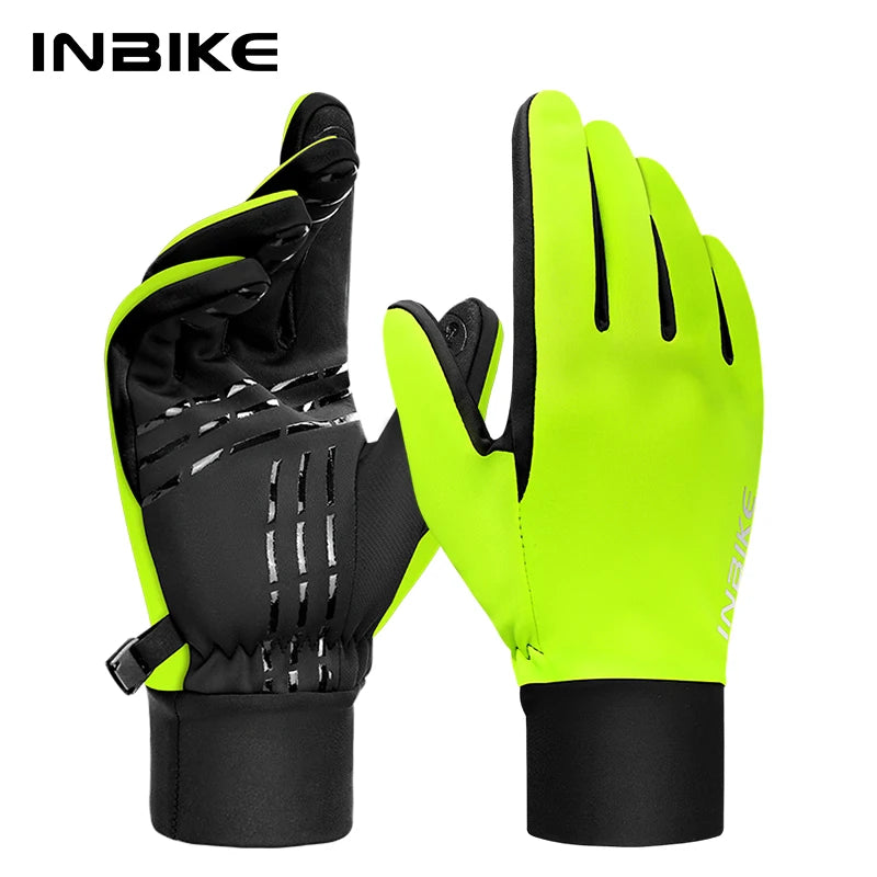 INBIKE Winter Cycling Gloves for Men Women Warm Fleece Biking