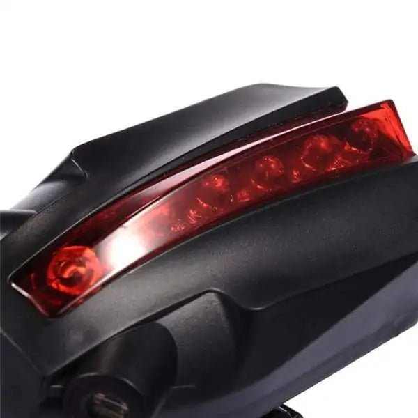 High Visibility LED Laser Bike Light