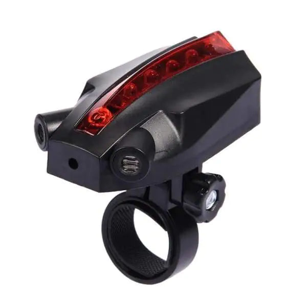 High Visibility LED Laser Bike Light