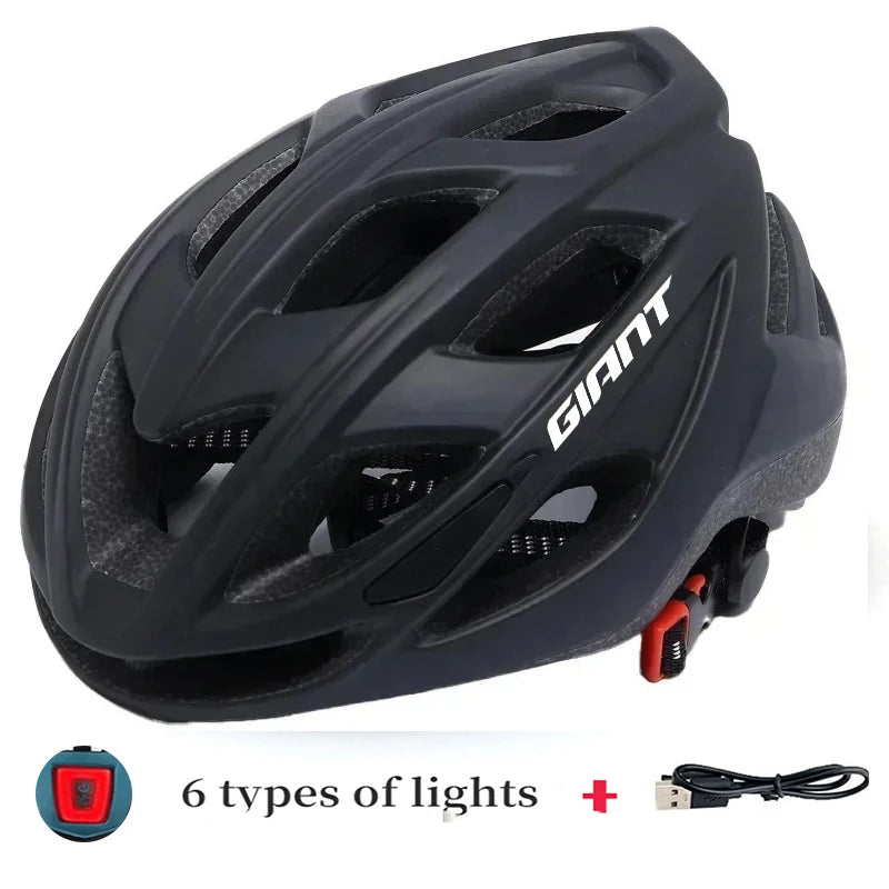 giant bicycle helmet light Giant Ultra-Light Cycling Helmet 18 Vent Holes, Adjustable Strap & EPS Foam, CPSC/CE Certified for Road Bike MTB for Adults with