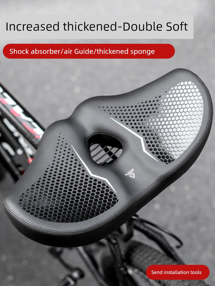 Soft Egg Pain Plaid Dynamic Seat Mountain Bike