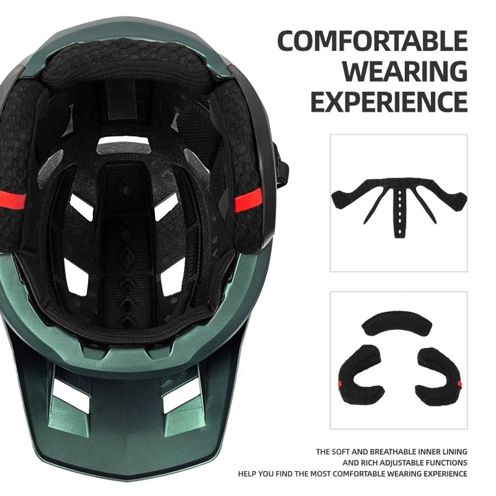 BATFOX Mountain bike helmet men's 3/4 bicycle helmet mtb casco bicicleta cycling enduro mtb helmet for bicycle casco ciclismo