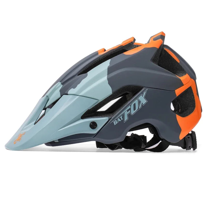 BATFOX MTB Mountain Bike Cross country Bike Helmet Men's Light Safety Helmet Mountain bike Helmet Lightweight