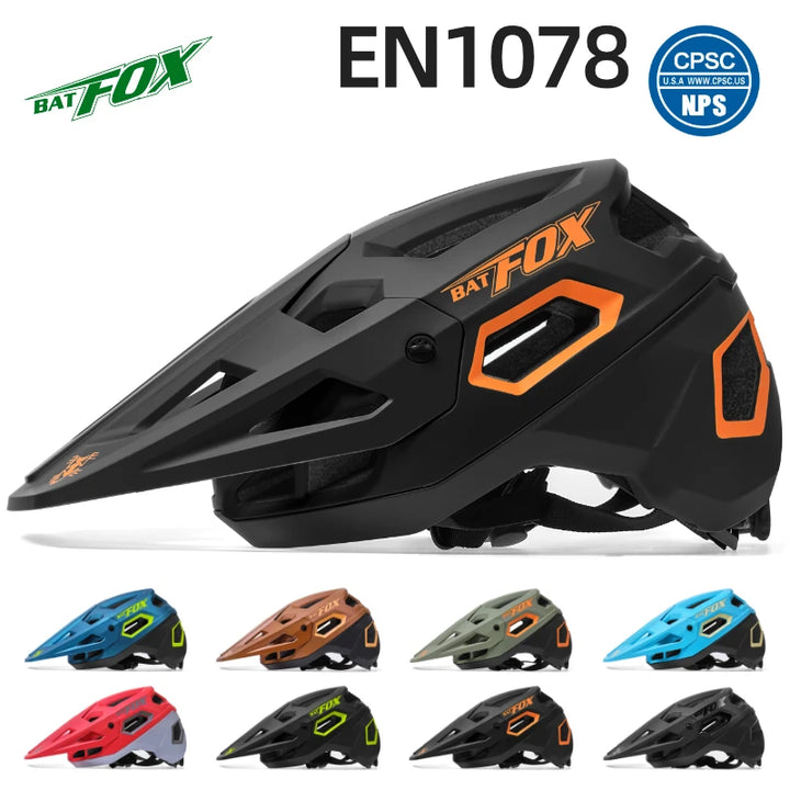 BATFOX helmet cycling 2024 MTB bicycle helmets men women Integrally-molded Mountain Road Cycling Bike helmet casco bicicleta