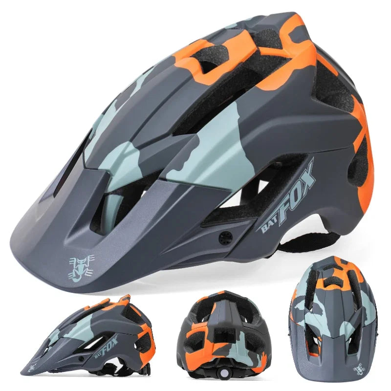 BATFOX MTB Mountain Bike Cross country Bike Helmet Men's Light Safety Helmet Mountain bike Helmet Lightweight