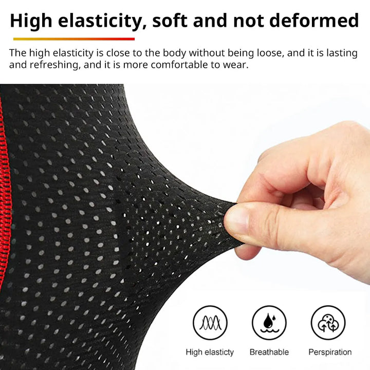 NEWBOLER Cycling Shorts Breathable Mesh Cycling Underwear 5D Gel Pad Shockproof MTB Bike Shorts Man Shorts