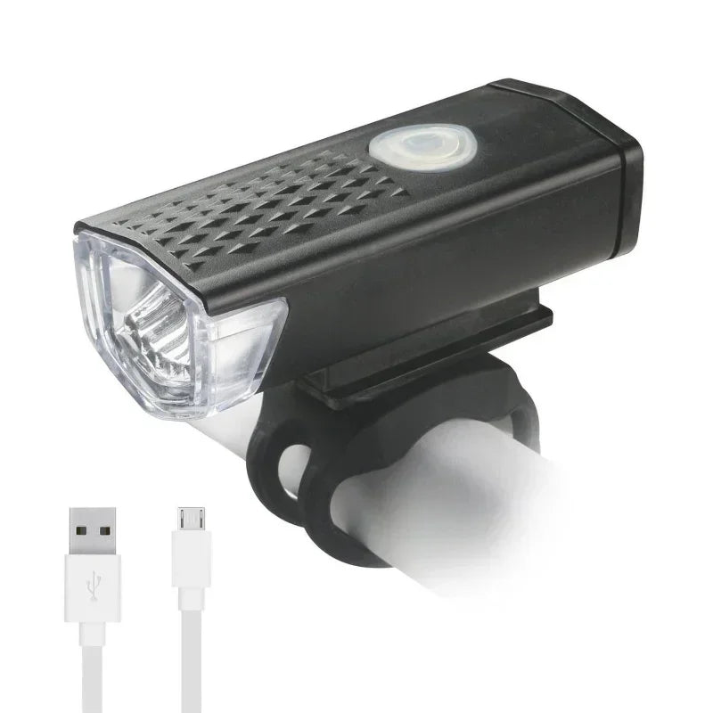 Bike Bicycle Light USB LED Rechargeable Set MTB Road Bike Front Back Headlight Lamp Flashlight Cycling Light Cycling Accessories