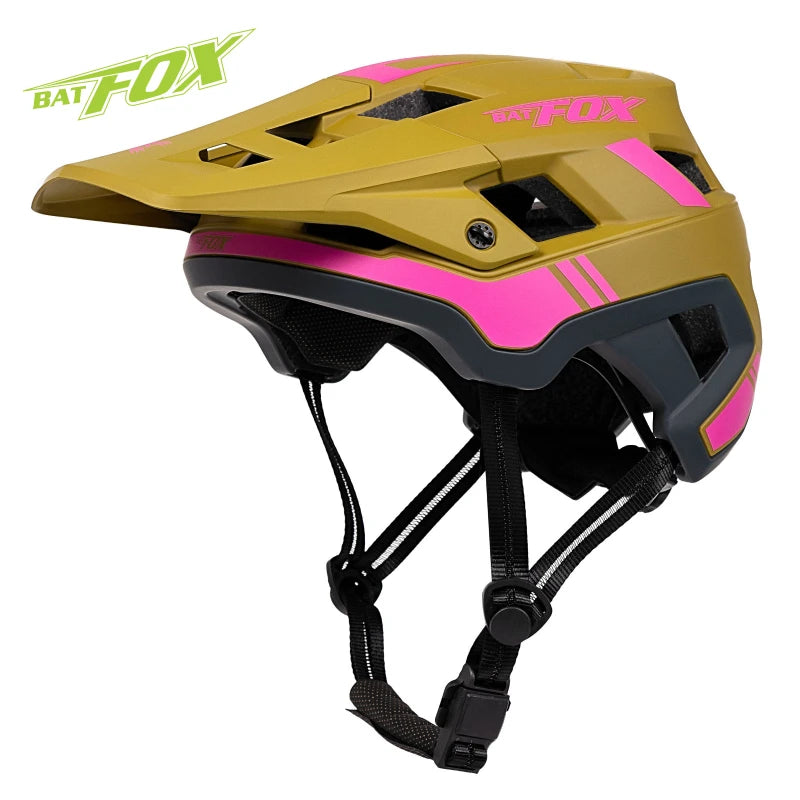 batfox bike helmet BATFOX bicycle helmet mtb casco fox mountain cycling helmet men Ultral – Freedom Cycle Co