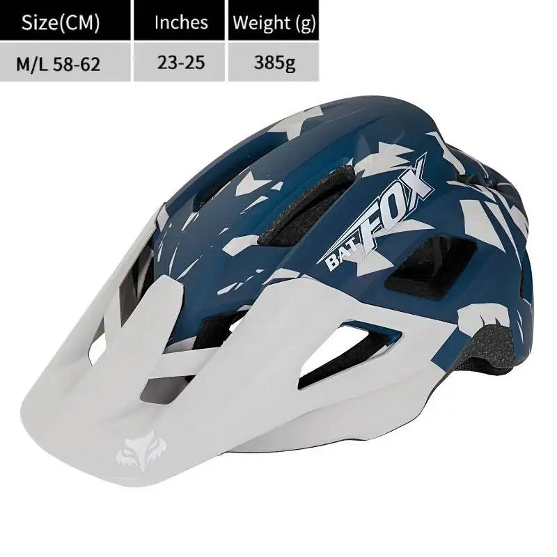 BATFOX MTB Mountain Bike Cross country Bike Helmet Men's Light Safety – Freedom Cycle Co