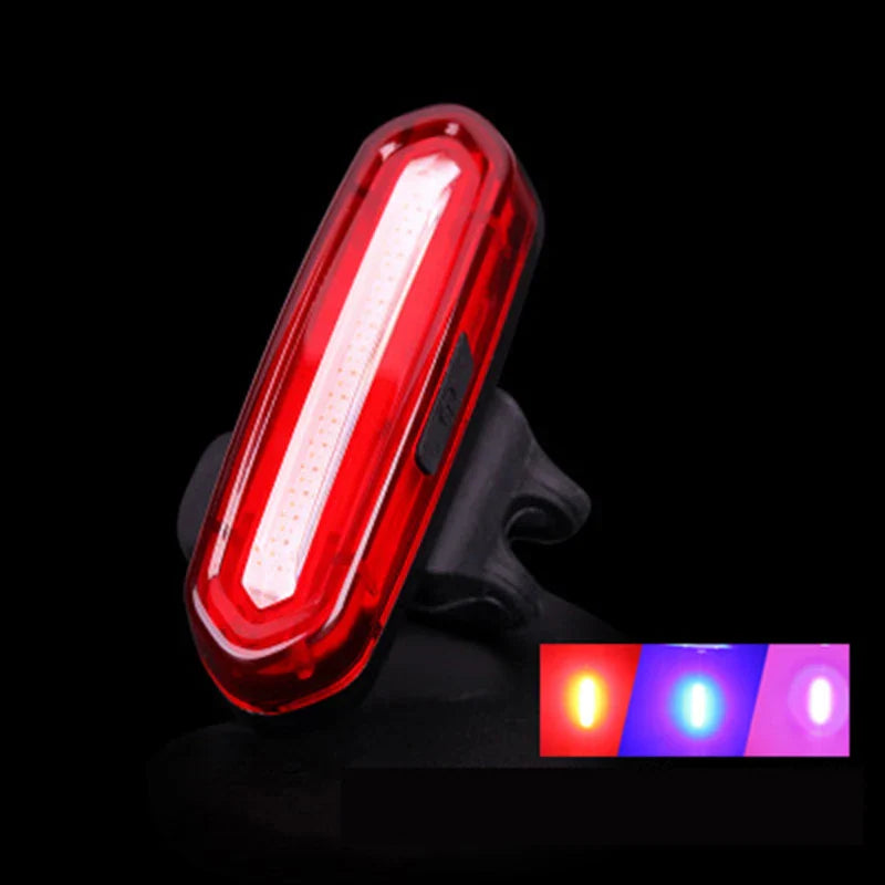 Night Cycling Tail Light Outdoor Highlight USB Charging Mountain Led Warning  Bike Lights Tail Lamp Bicycle Accessories