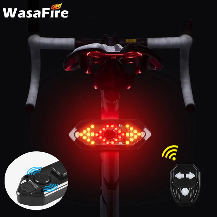 Bike Turn Signals  Rear Light with Horn